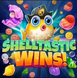 Shelltastic Wins logo by Jili Games Germania